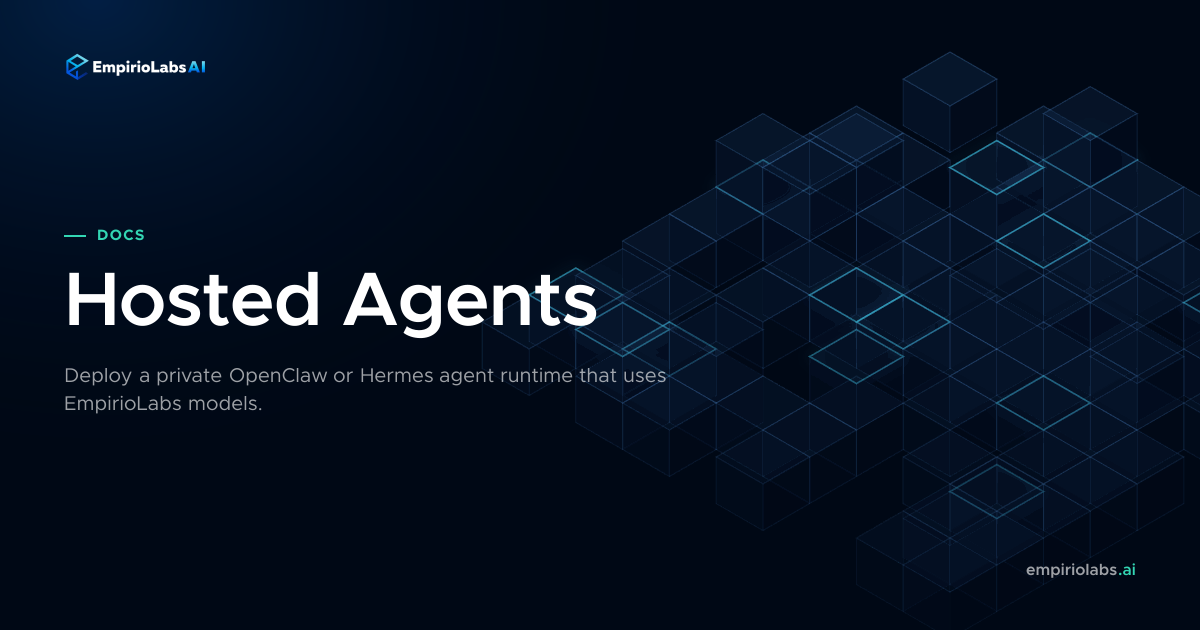 Hosted Agents | EmpirioLabs AI Docs